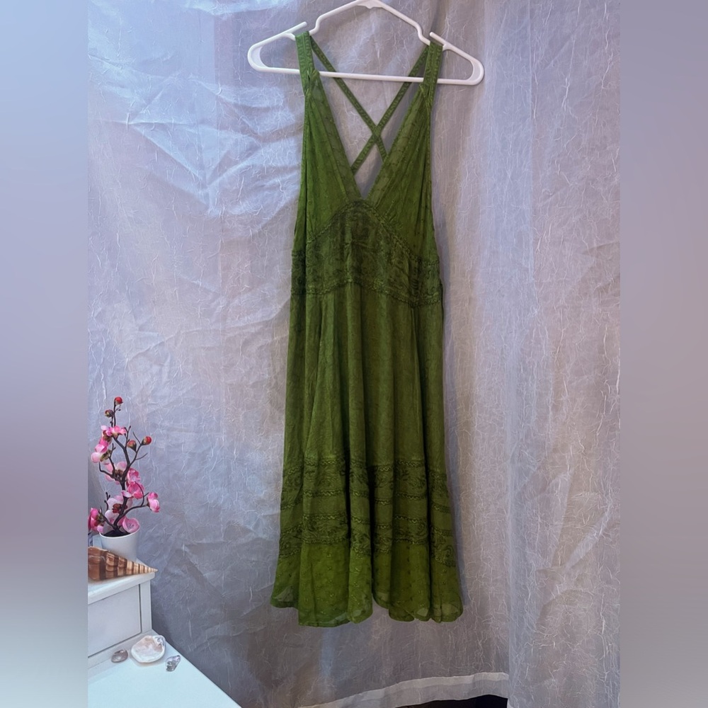 Dark Green Boutique Dress